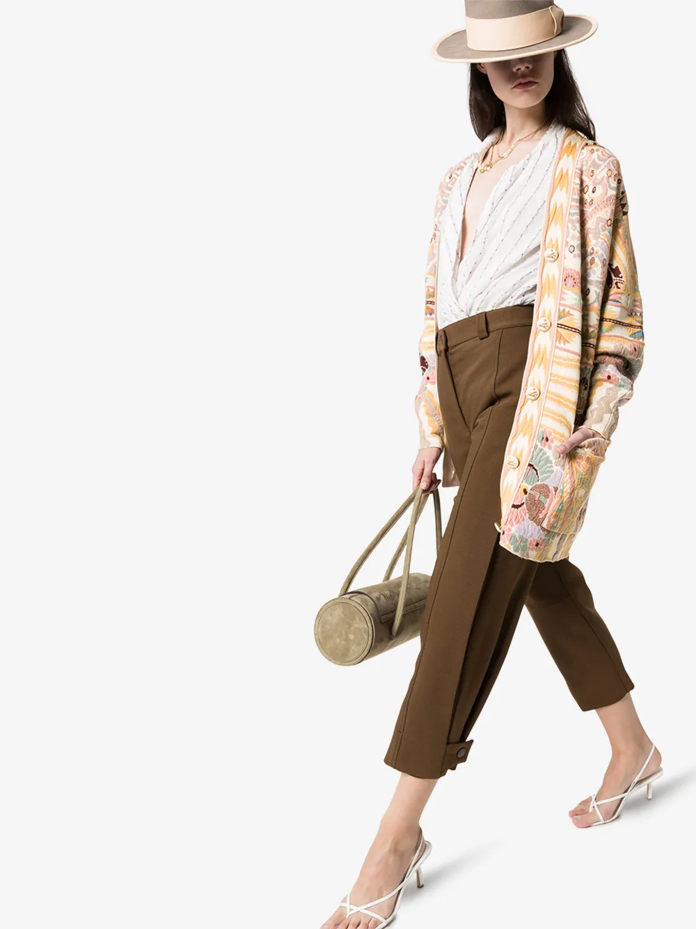 ETRO JACQUARD WOOL CARDIGAN,13851970714757974