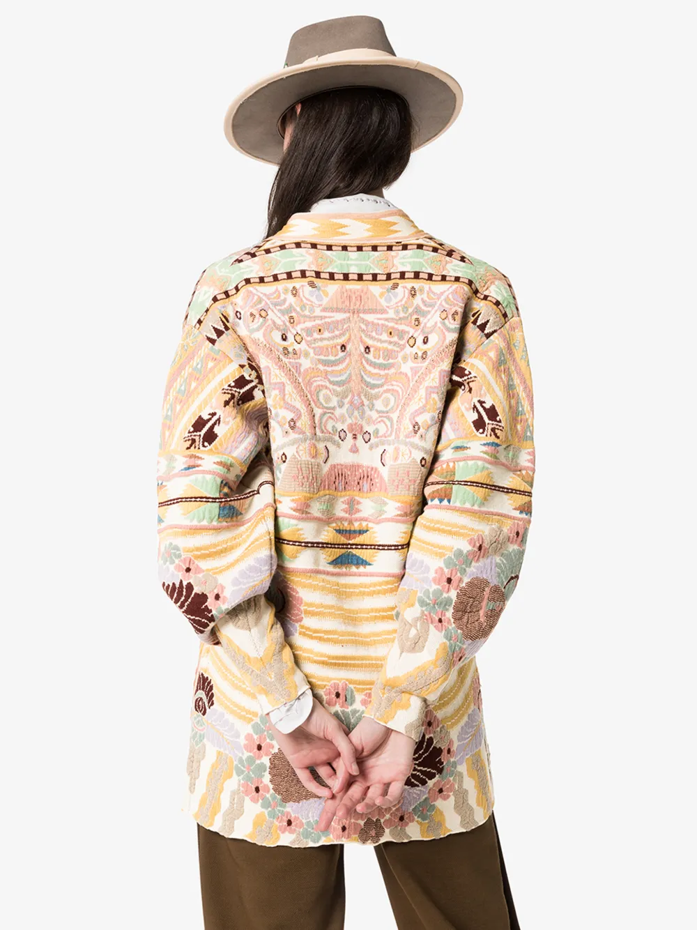 ETRO JACQUARD WOOL CARDIGAN,13851970714757974