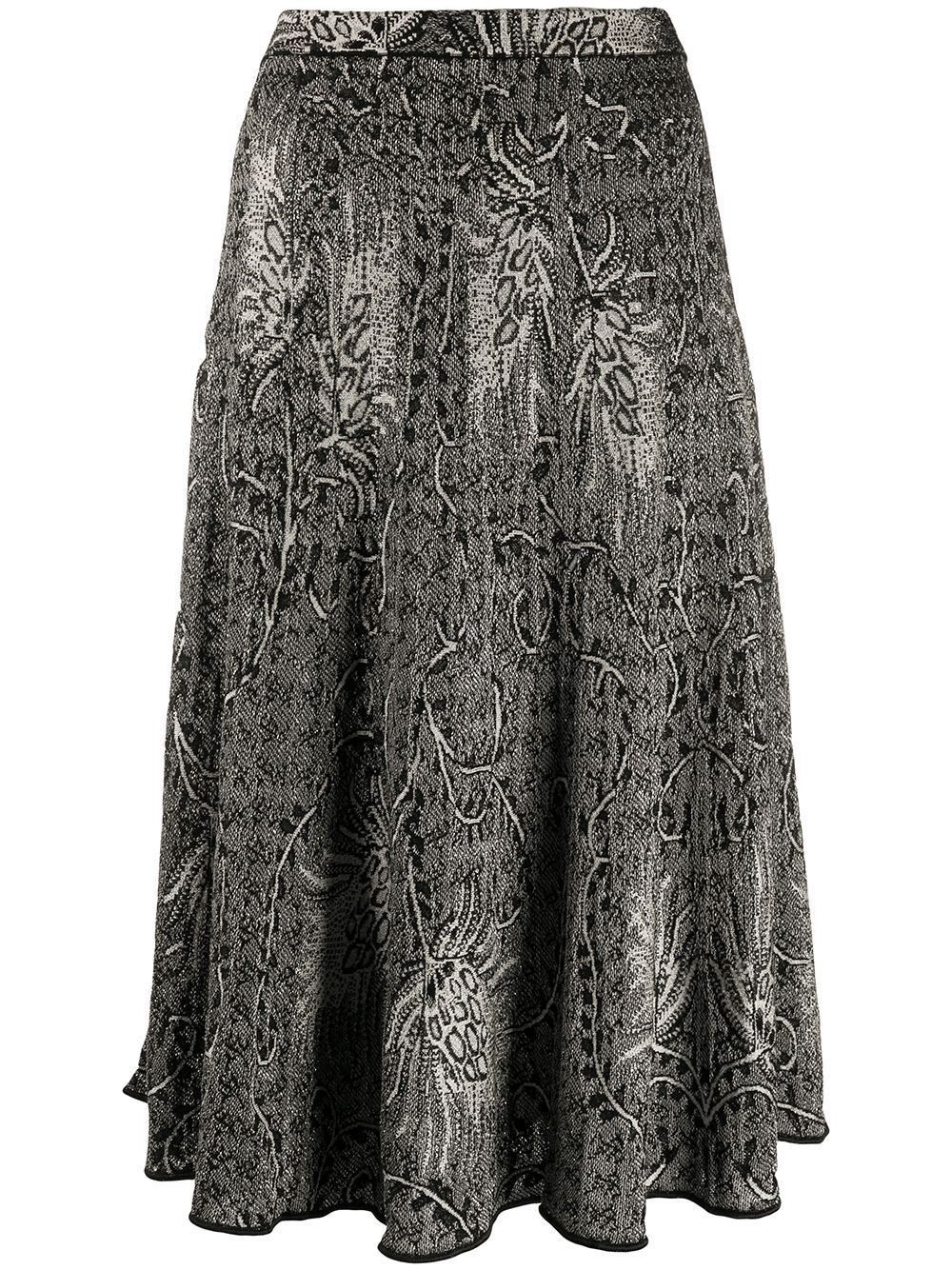 фото Etro трикотажная юбка прямого кроя