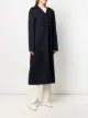 Jil Sander معطف طويل بصف أزرار واحد