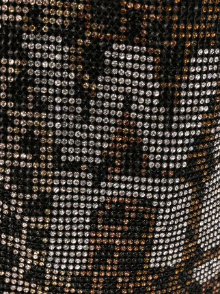 logo leopard print shoulder bag展示图