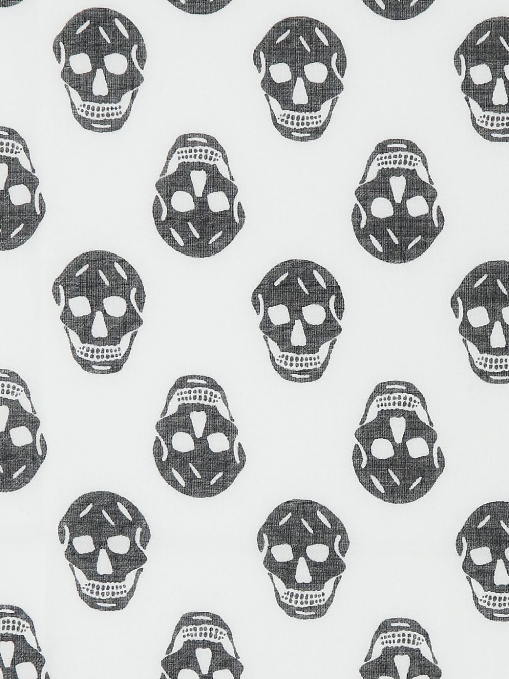 Alexander McQueen skull-print scarf Men