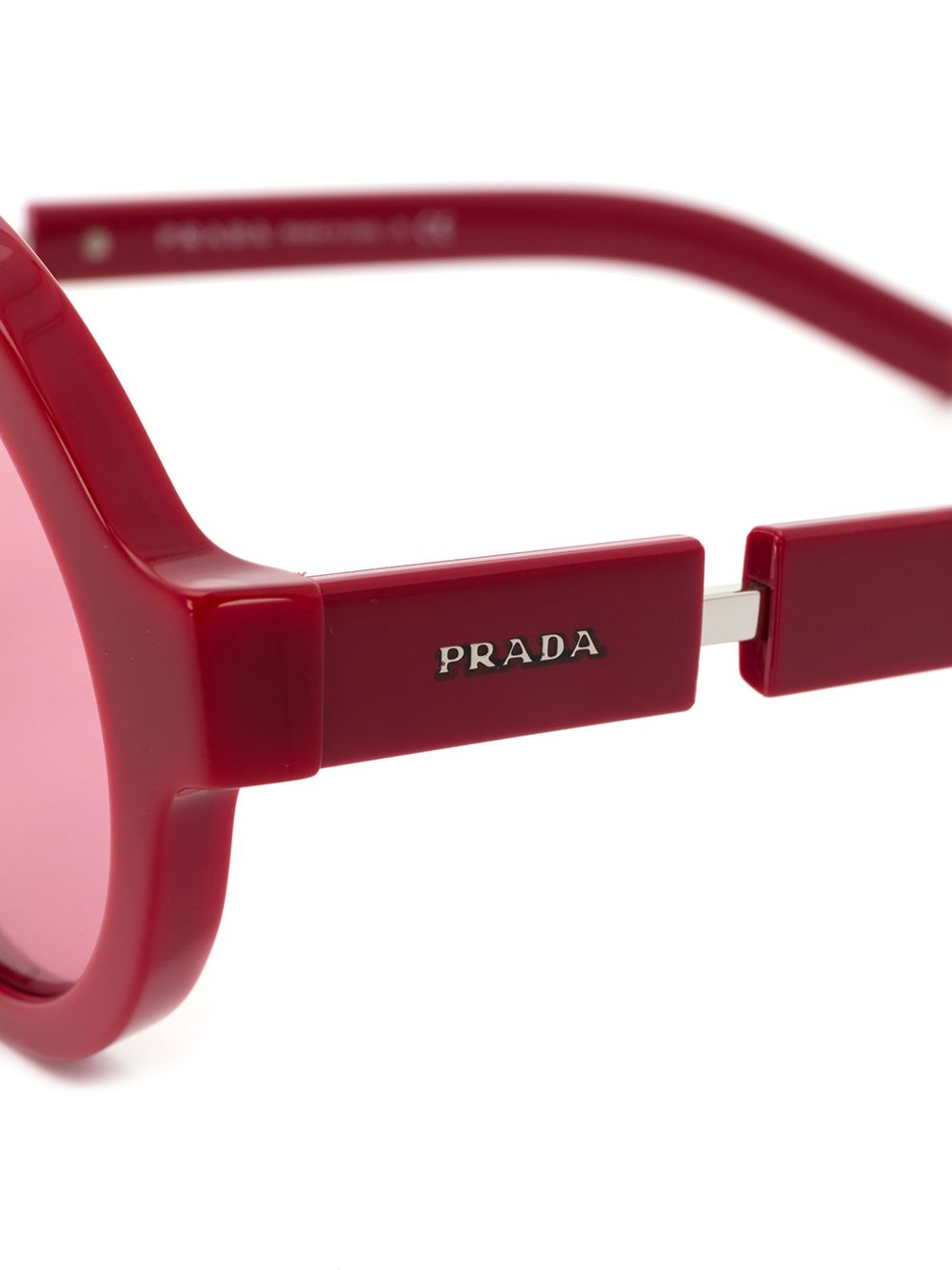 фото Prada Eyewear солнцезащитные очки Duple с затемненными линзами