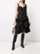 Image 2 of Alexander McQueen tiered asymmetric hem dress