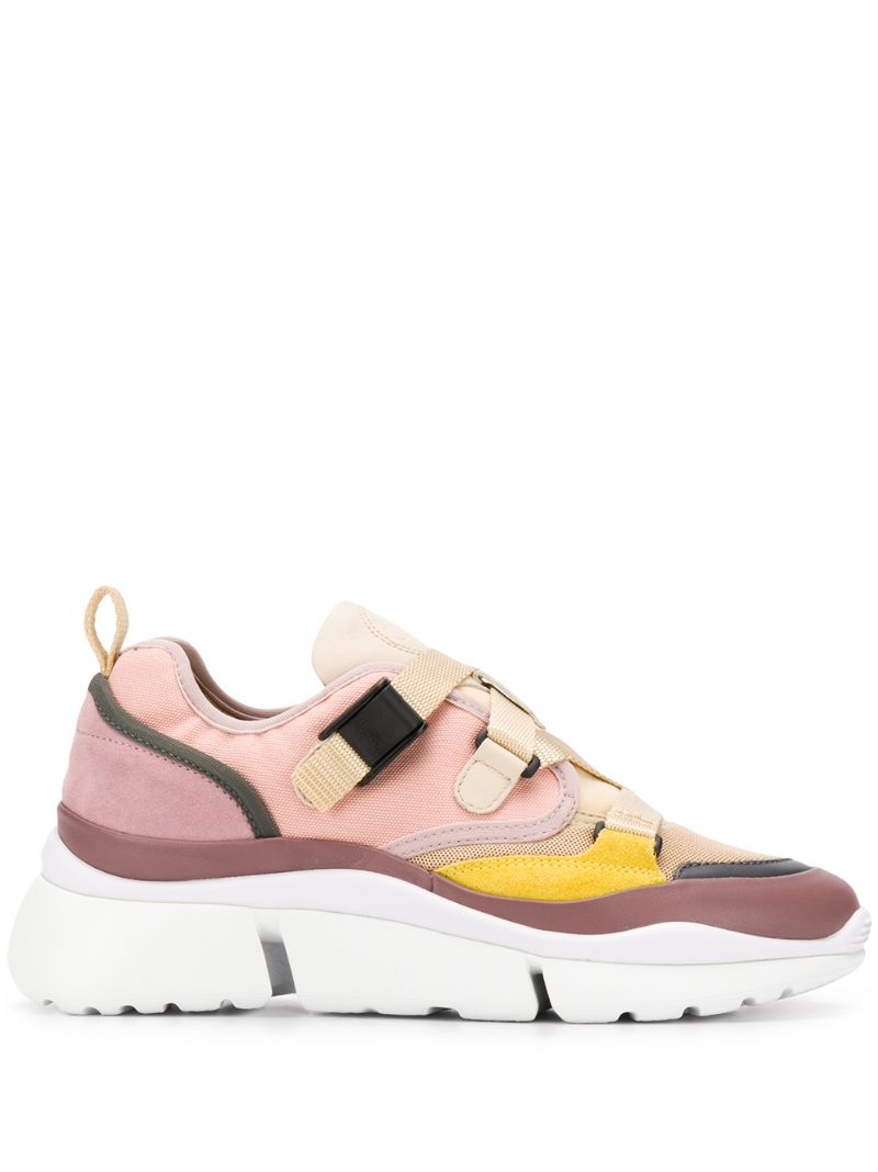 Chloé 'sonnie' Sneakers In Pink
