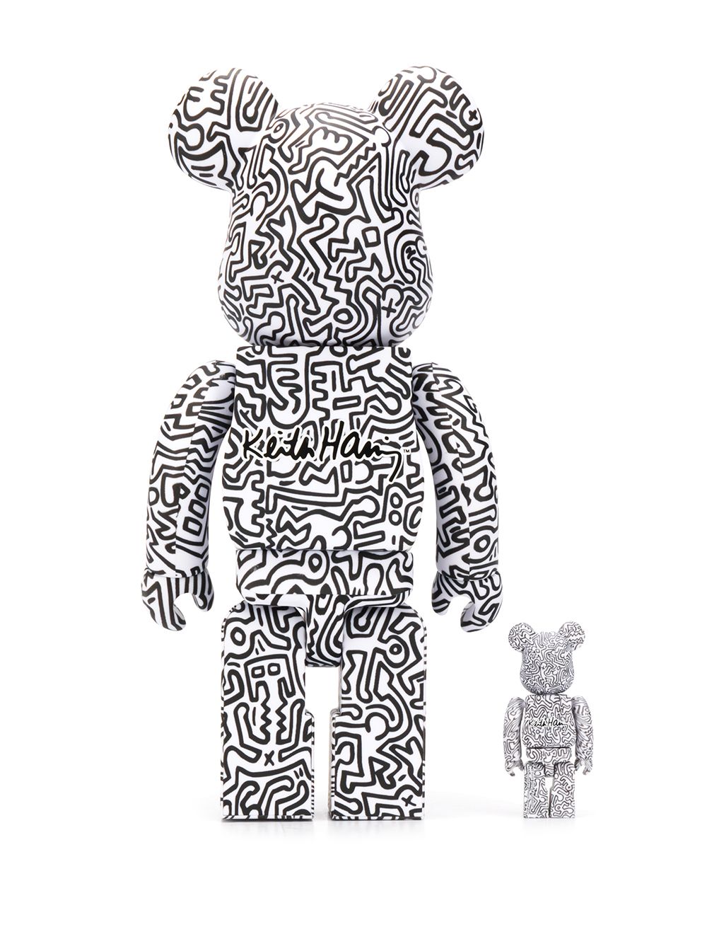 фото Medicom toy комплект игрушек x keith haring bearbrick