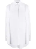 Givenchy bib long-sleeved buttoned shirt - White