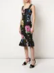 Marchesa Kleid mit Blumen-Print
