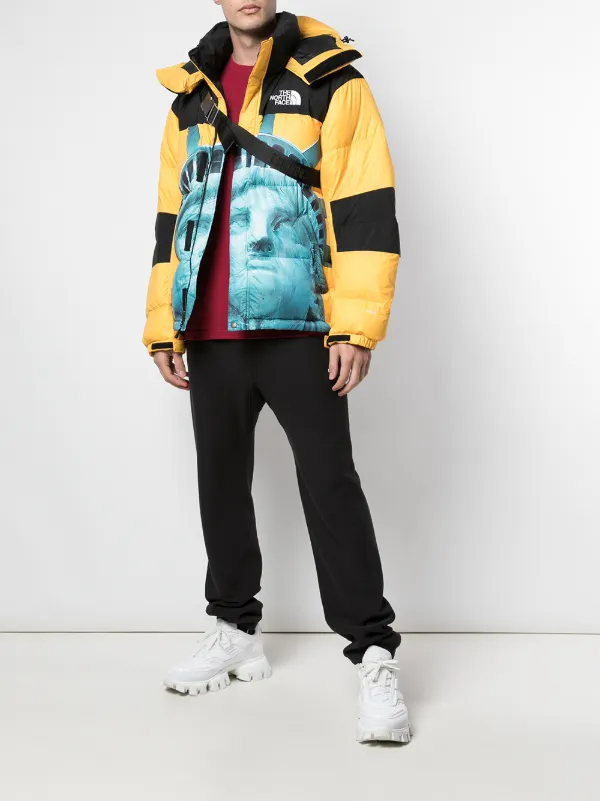 supreme north face baltoro yellow