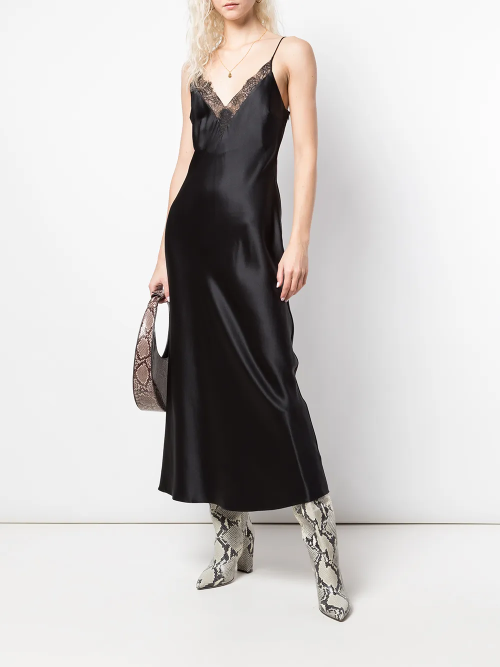 anine bing slip dress