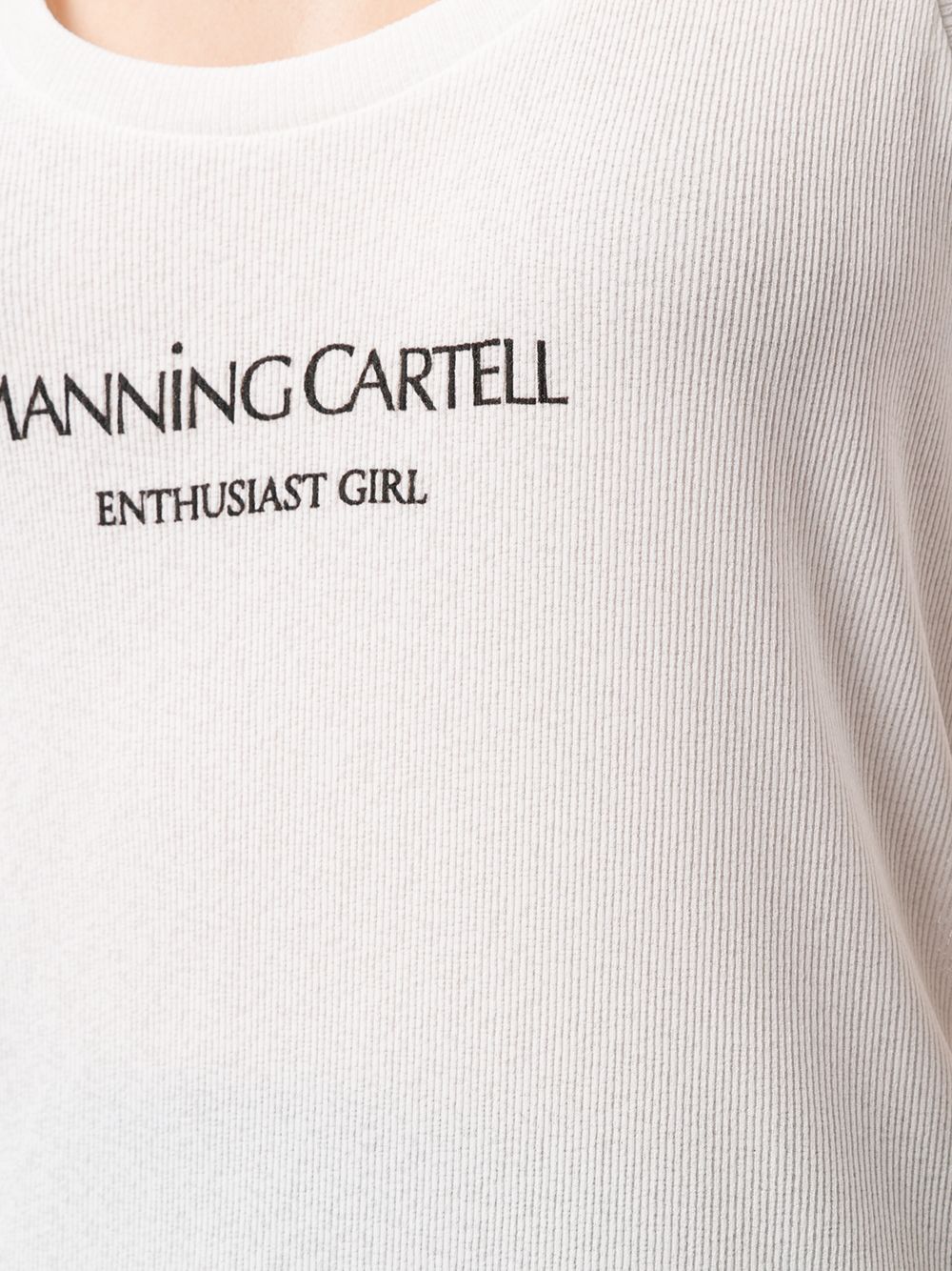 фото Manning cartell топ с логотипом 'enthusiast girl'