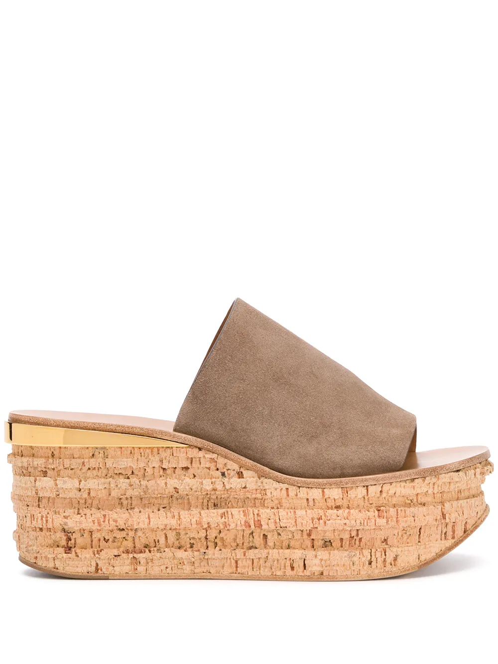 high wedge mules