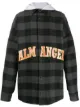 الصورة 1 من Palm Angels قميص كاروهات بغطاء رأس