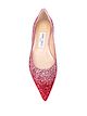 Jimmy Choo Love glitter ballerina shoes