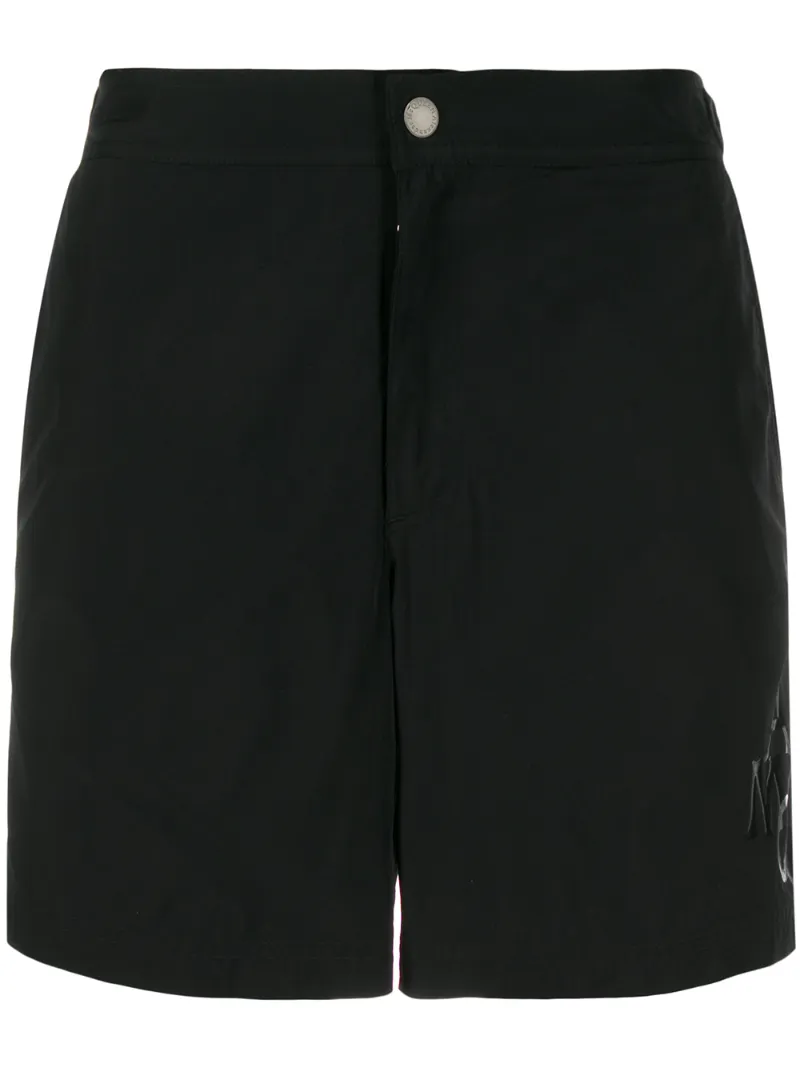 Alexander McQueen – logo print swim shorts – men – Polyamide/Polyester – S, M, L – Black
