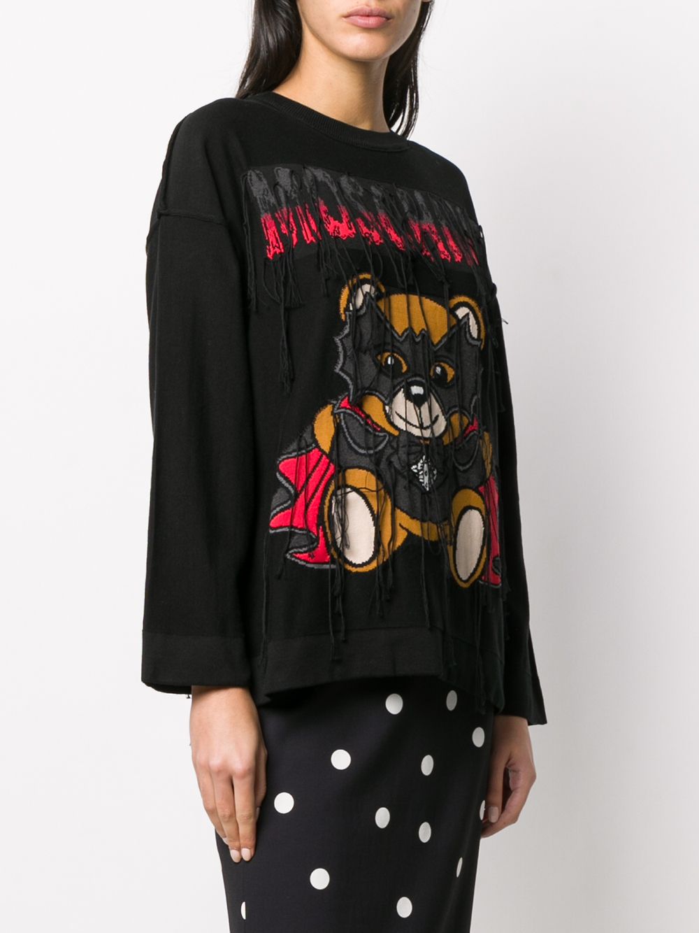 фото Moschino джемпер bat teddybear