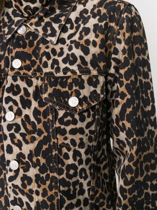 leopard denim jacket展示图