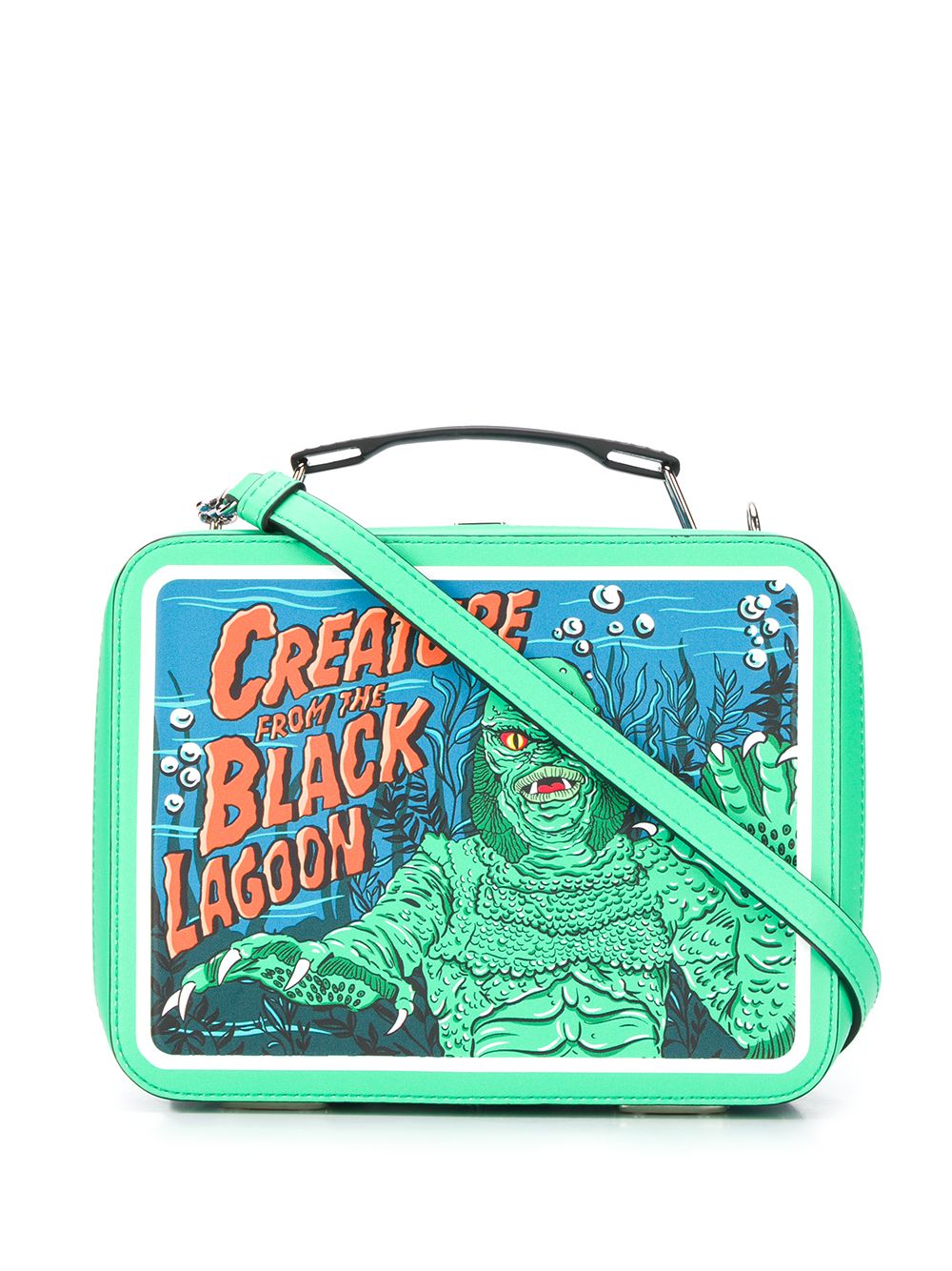 Moschino X Universal Gill-man Lunchbox Bag In Green