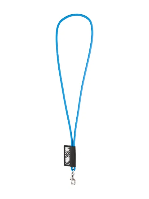 Moschino keyring neck strap