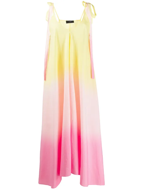 ombre midi dress