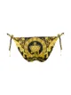 Image 2 of Versace rose print bikini bottoms