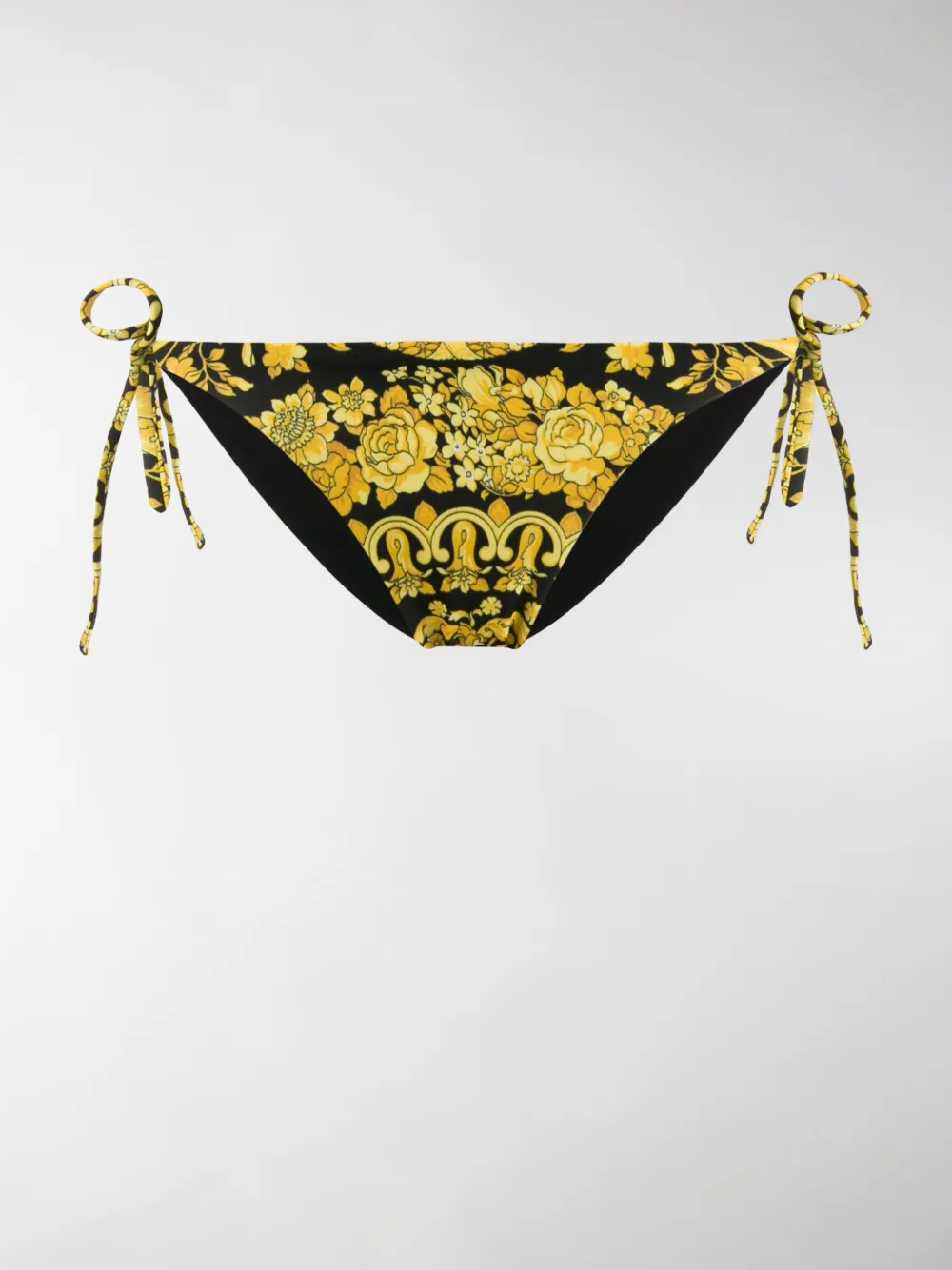 玫瑰印花比基尼三角裤