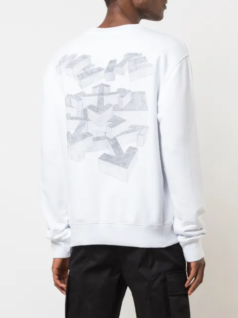 Off-White Graphic Arrows Printed Sweatshirt - Farfetch