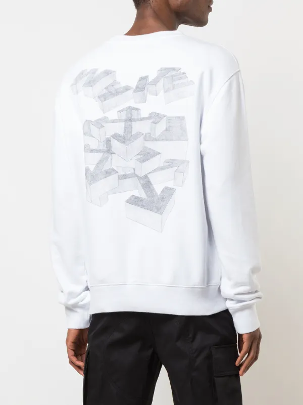 Off white graphic store sweatshirt