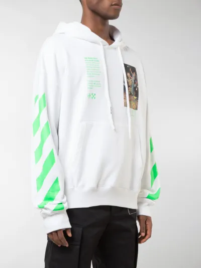 Golden Ratio printed hoodie white 