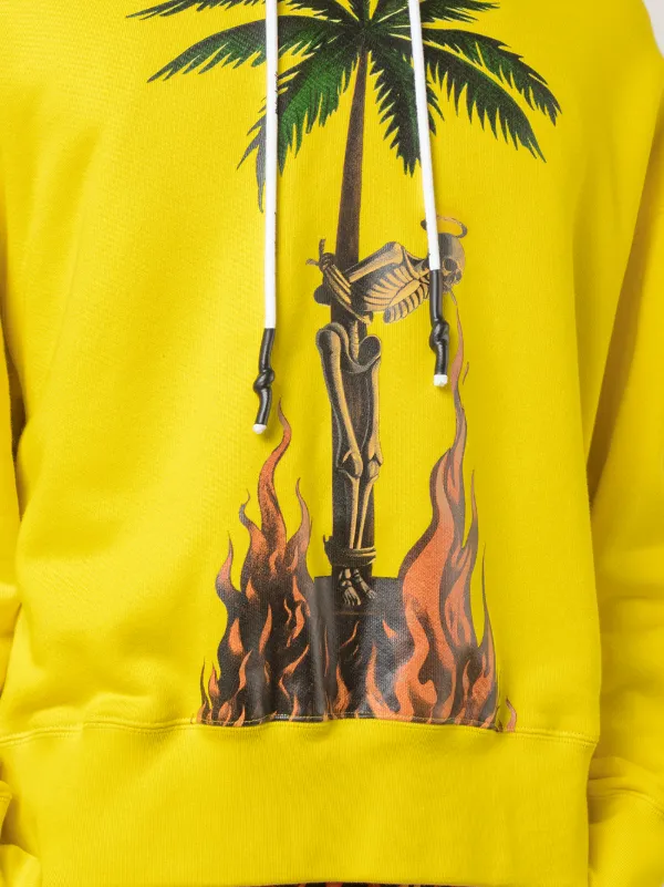 palm angels skeleton hoodie