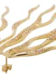 Joanna Laura Constantine Waves pavé earrings