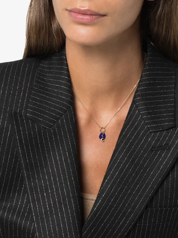 Shop Foundrae 18kt yellow gold Blue 
