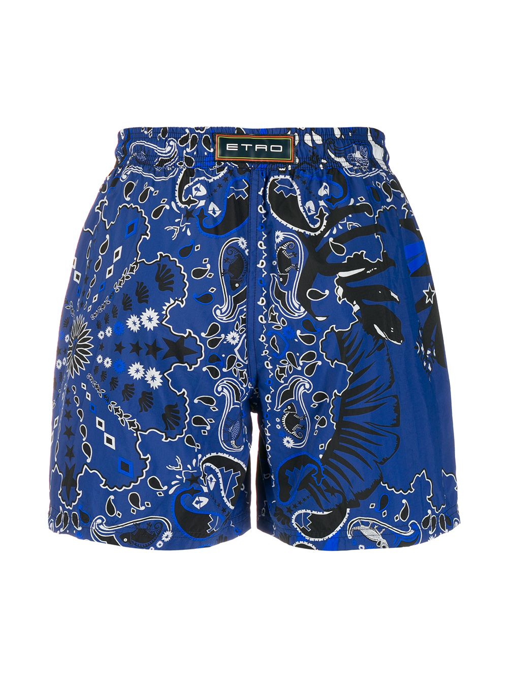 Shop ETRO abstract print swim shorts with Express Delivery - FARFETCH