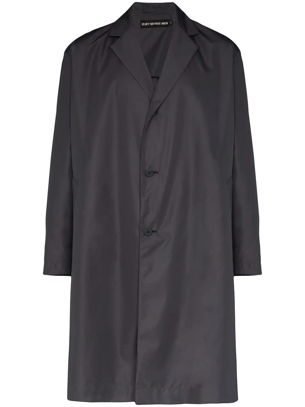 

Issey Miyake single-breasted coat - Grey