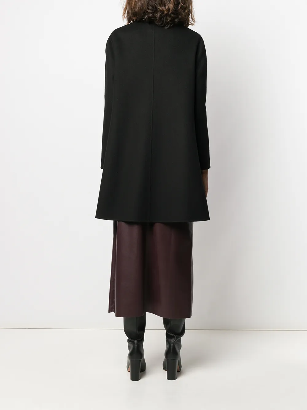 Valentino Garavani Jas met cape Zwart