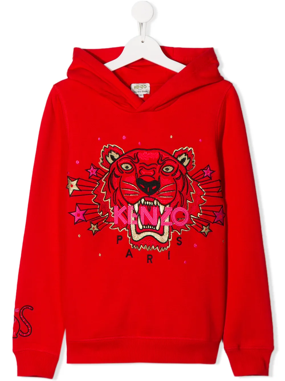 фото Kenzo kids худи с вышивкой tiger