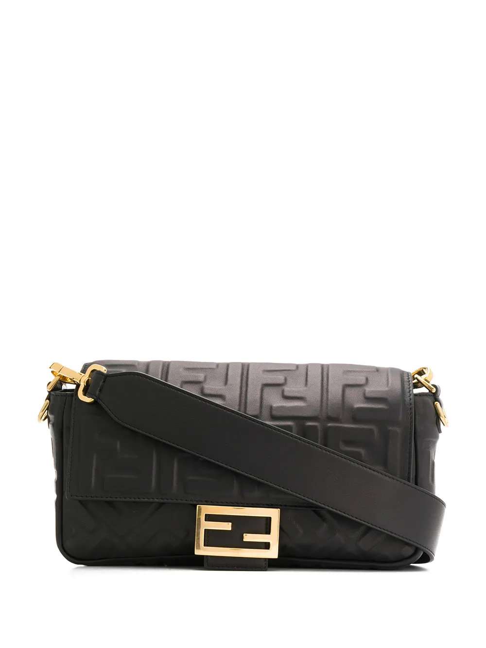 FENDI Borsa tote Baguette FF - Nero