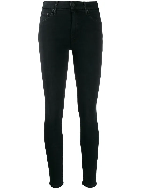 mother the looker high waist skinny jeans