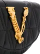 Versace logo plaque quilted belt bag