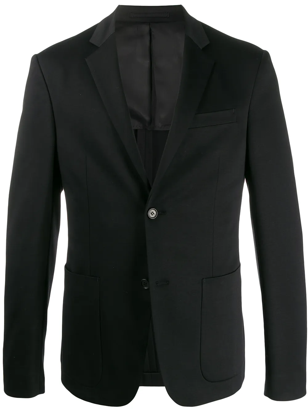 blazer à poches plaquées