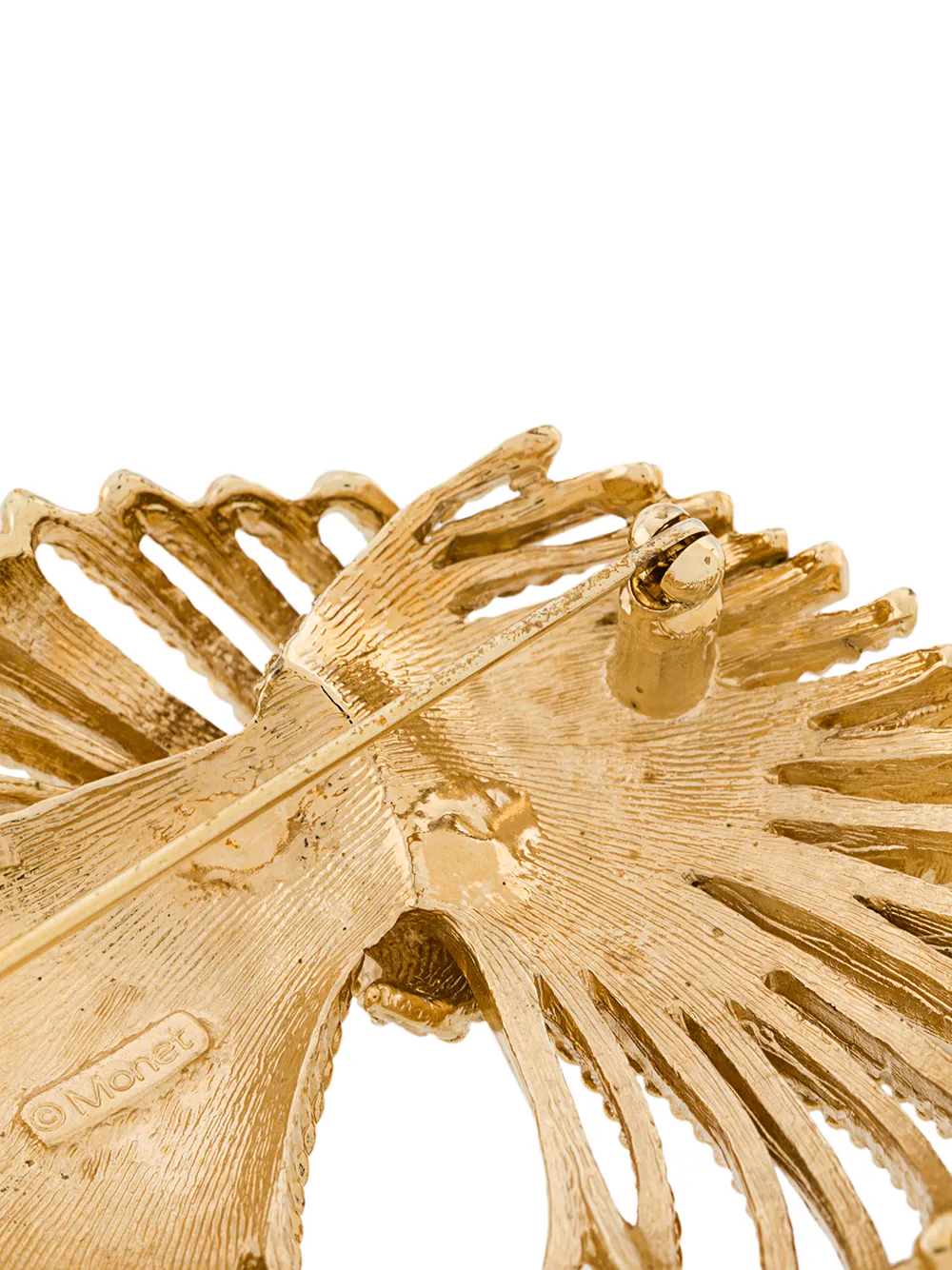 Monet shop leaf brooch