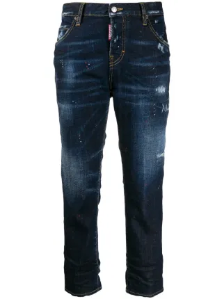 dsquared cropped jeans