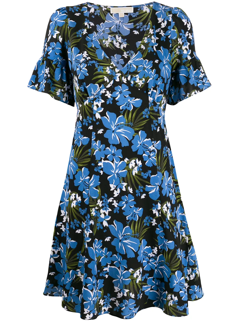 Michael kors blue floral dress Outlet
