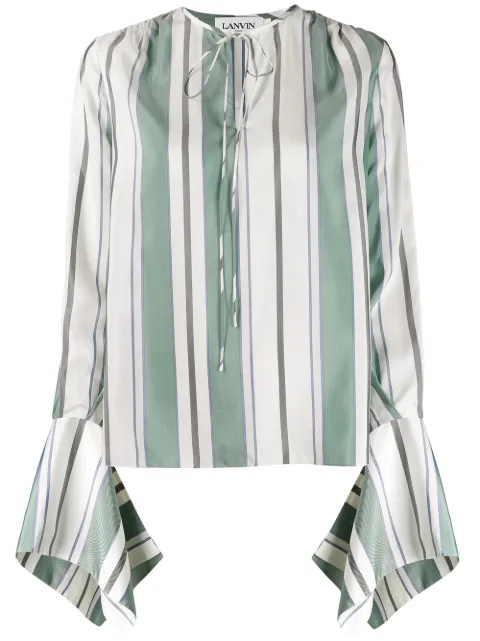Lanvin awning stripe blouse