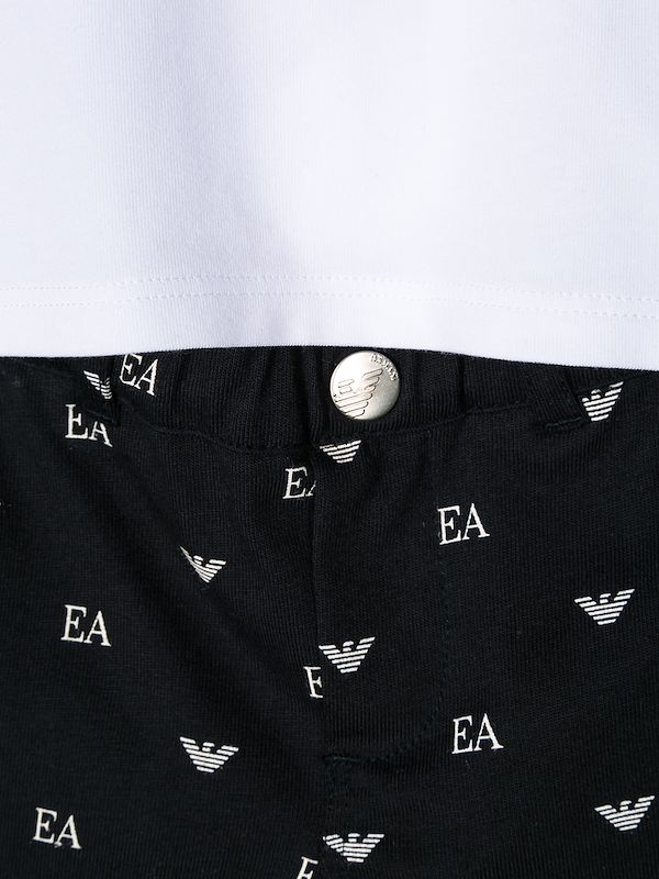 armani shorts set