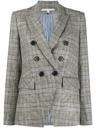 veronica beard houndstooth blazer