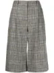 Image 1 of Veronica Beard high-rise checked culottes