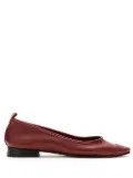 Sarah Chofakian Nuage almond-toe flats - Red