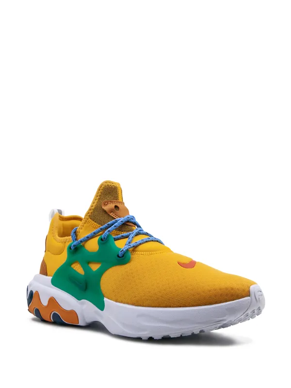 yellow nike presto shoes