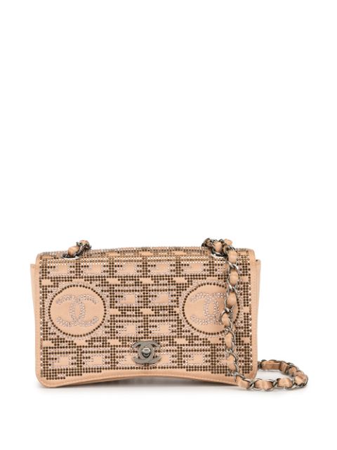 HOT SALE CHANEL rhinestone chain shoulder bag Women